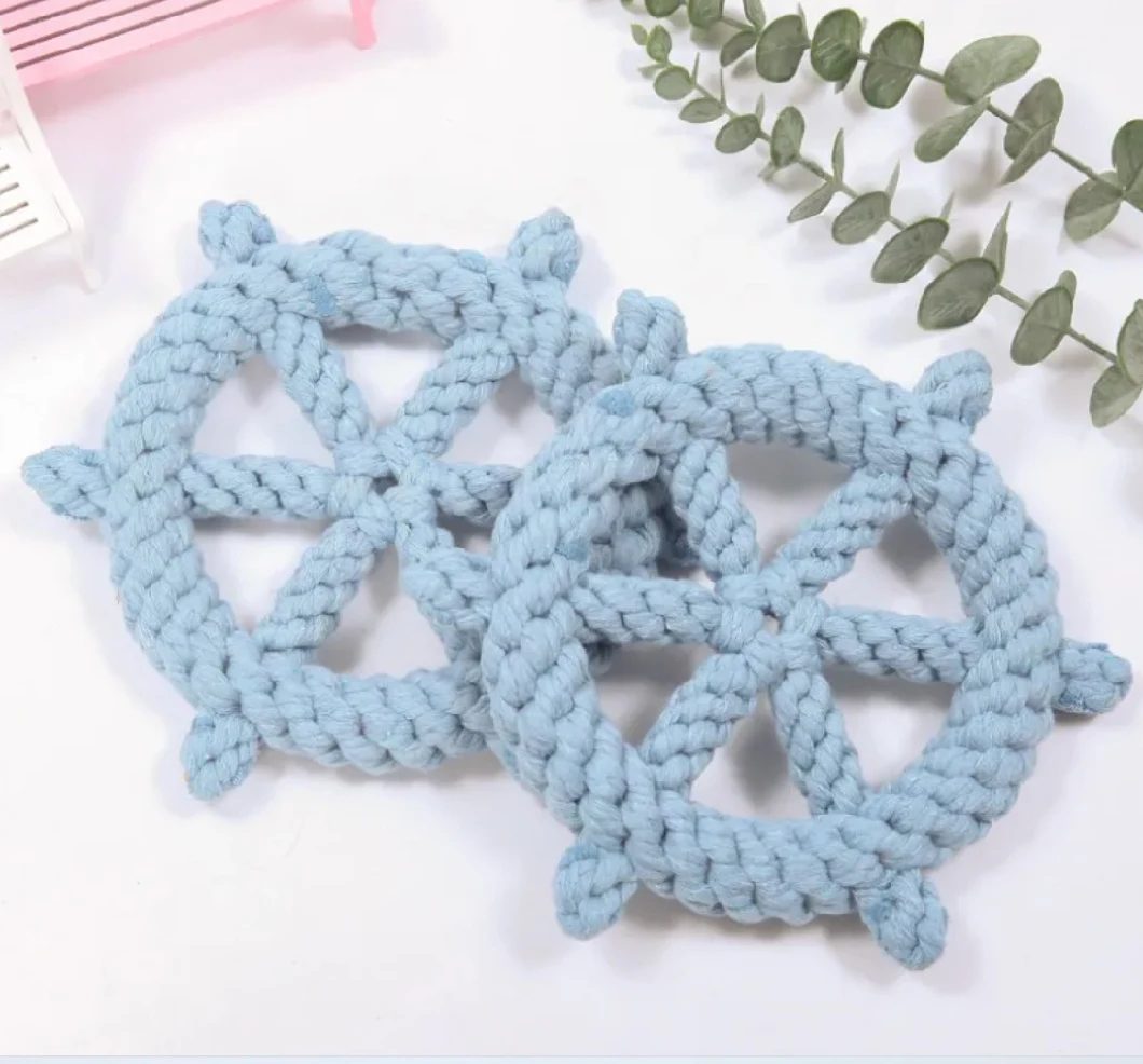 Cotton Rope Woven Pet Products Dog Biting Teeth Toys Pet Product