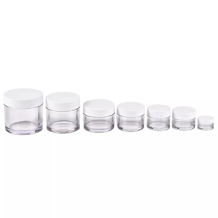 3G/5g/15g/20g/80g/100g Custom Logo Round Cosmetic Jar Eye Shadow Mineralized Makeup Plastic Spice Jar Plastic Jar